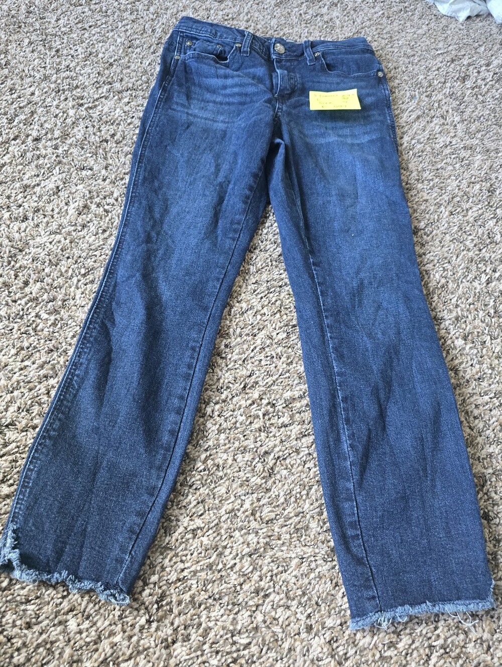 Women’s Dark Blue Denim Jeans - Classic Straight Leg F 097